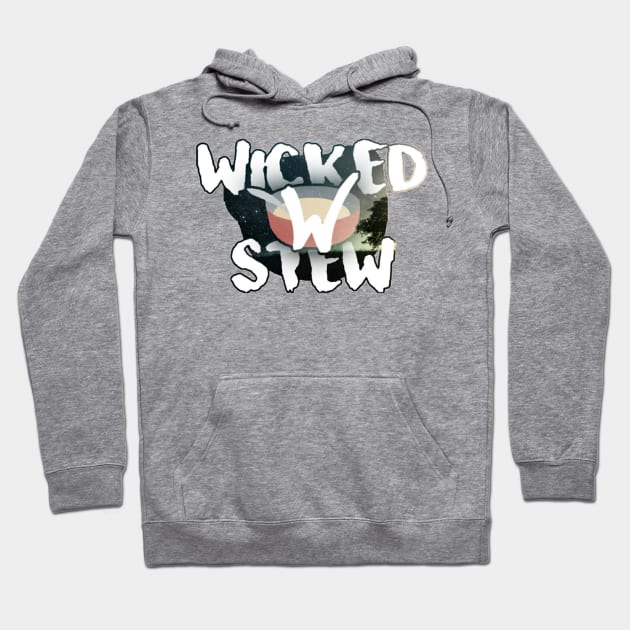 Classic Wicked Stew Logo Cosmic Hoodie by WickedStew